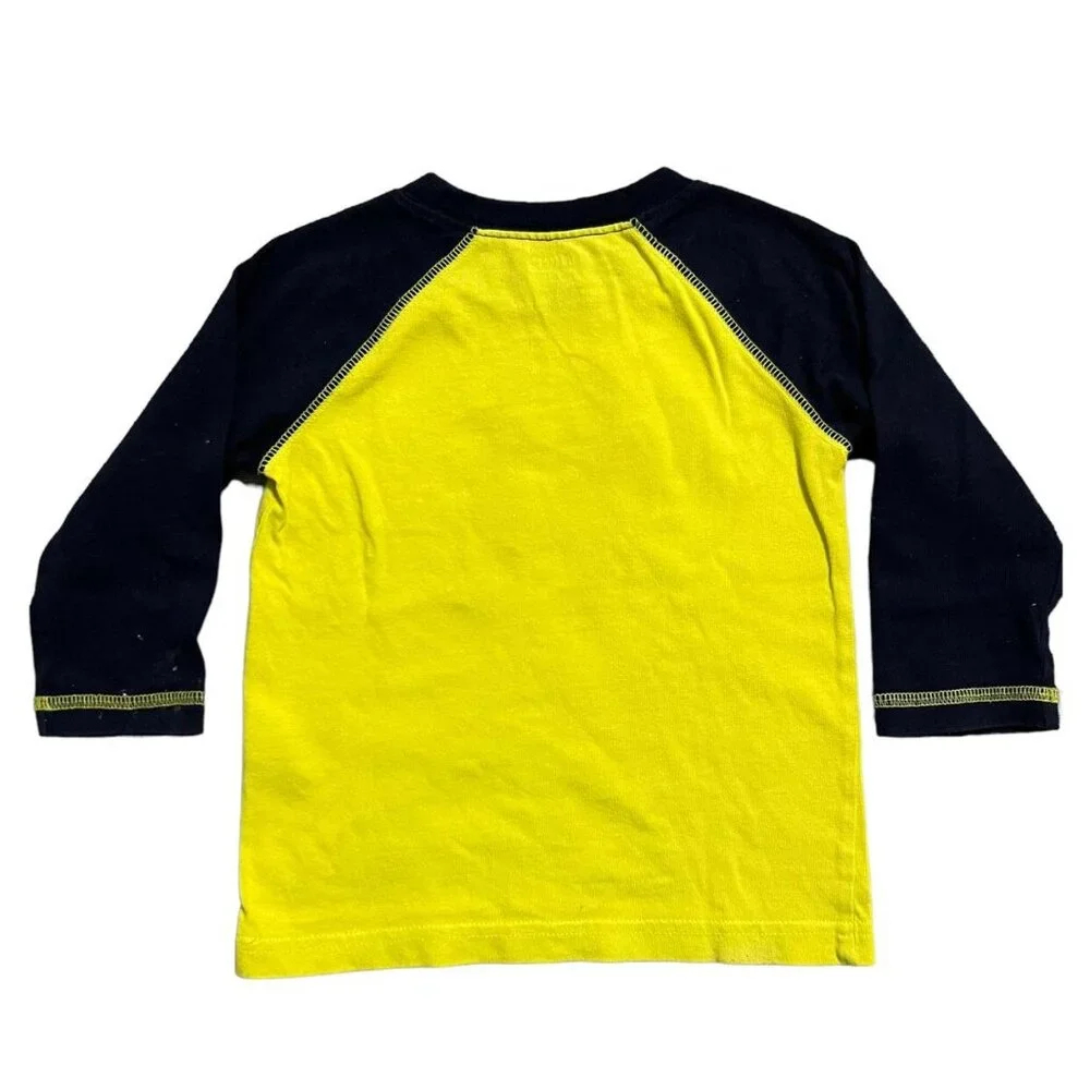 Gymboree 12-18m Roller Skate Monster Raglan Tee Shirt